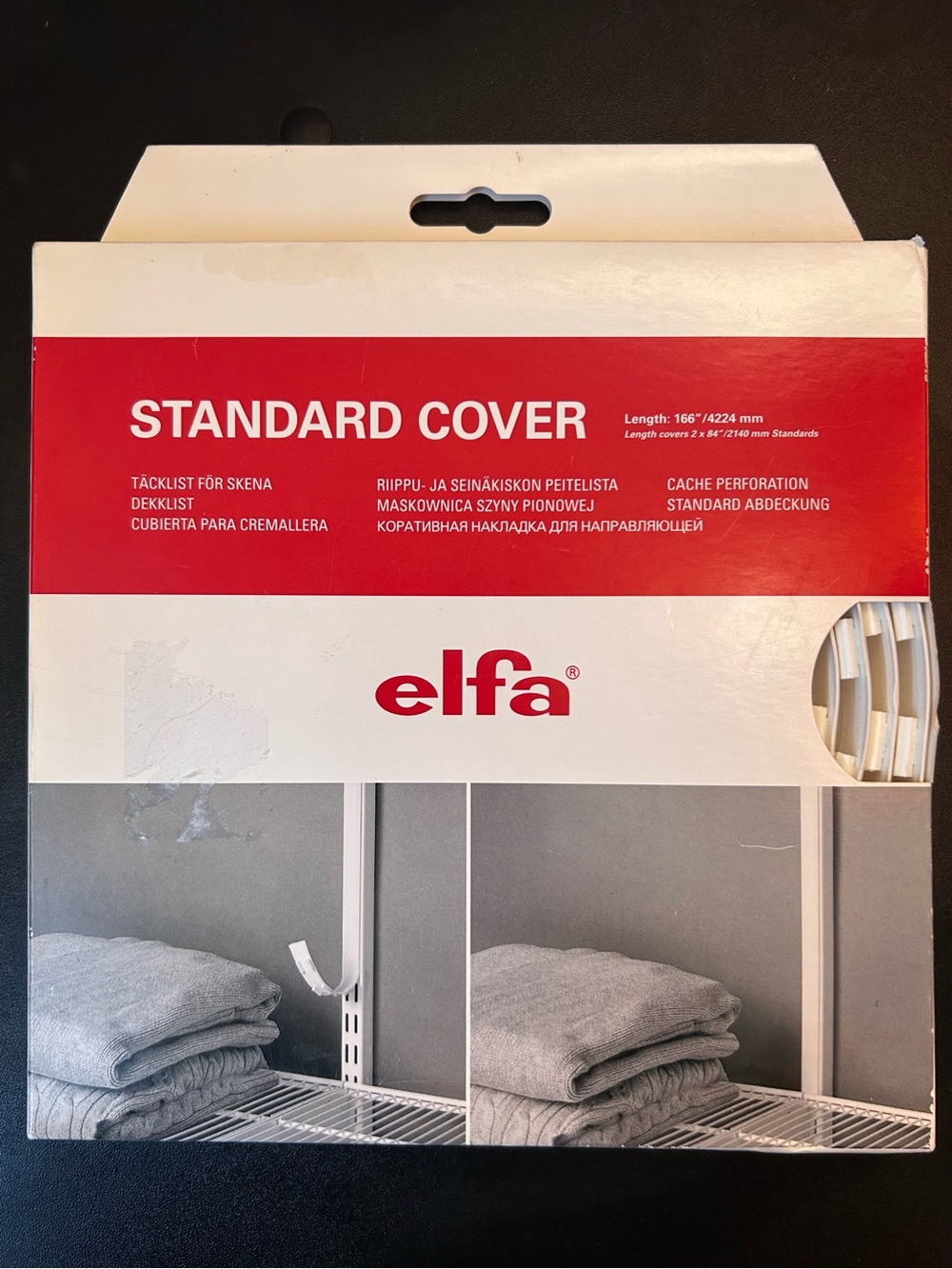 ELFA Standard Cover Tacklist for Skena ~ The Container Store ~ 166” Length
